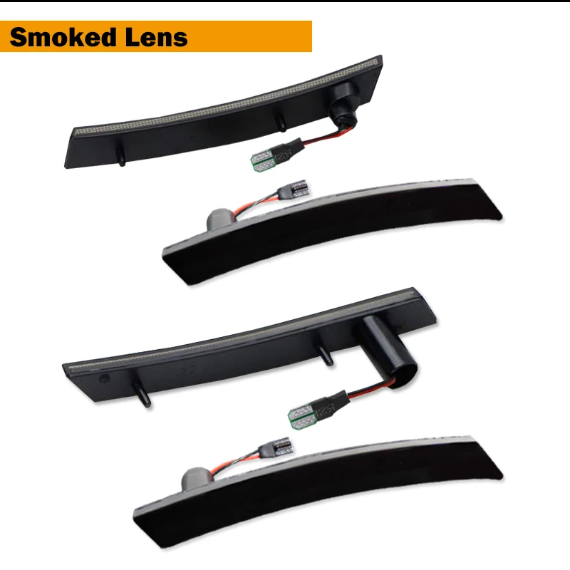 Side Marker Lights /Fender Flare Lamps For 2002-2008 1st Gen MINI Cooper R50 R52 R53 Turn Signal Light  Front Amber Rear Red LED