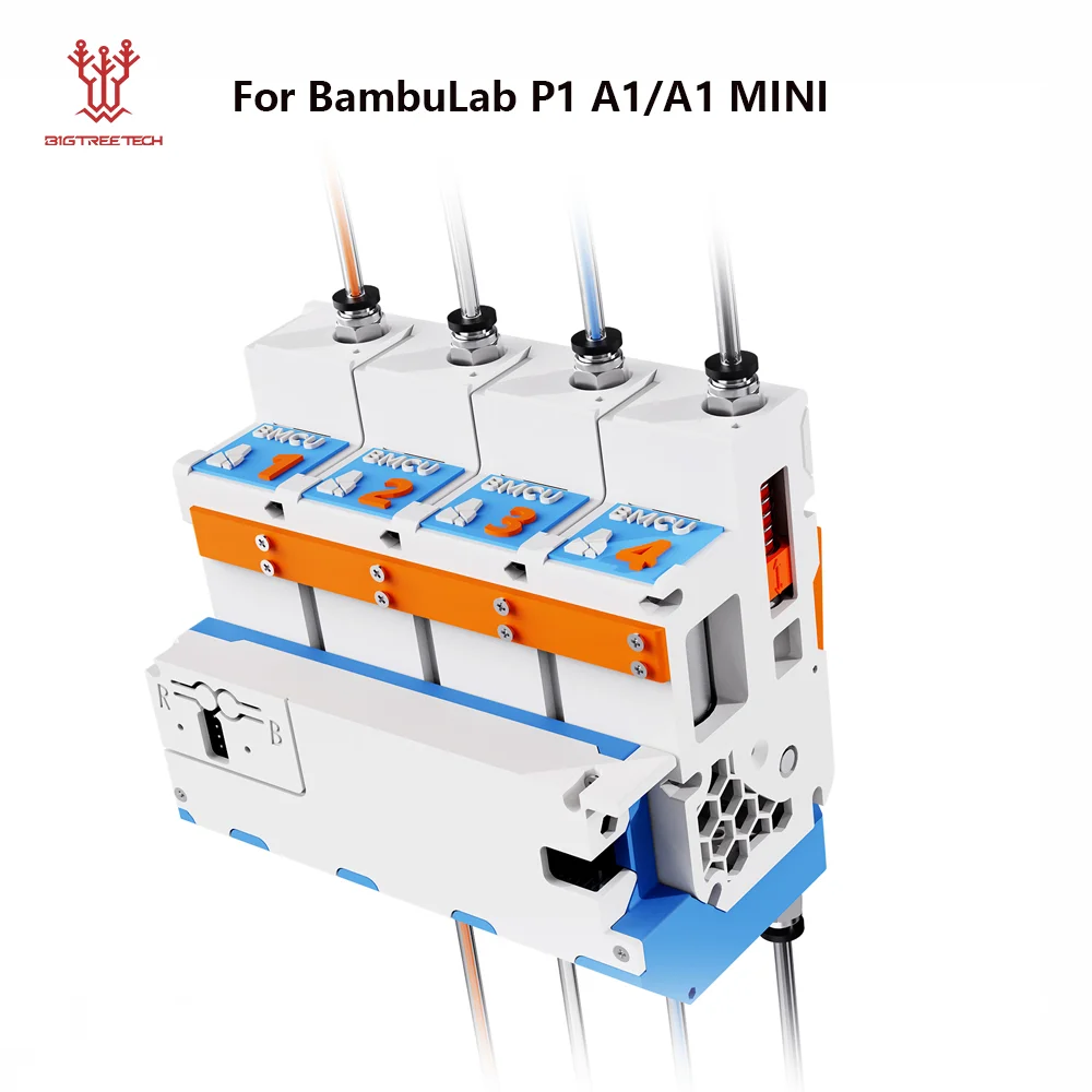 

BIGTREETECH For Bambu Lab P1P P1S A1/A1 MINI BMCU 370 Solution Auto Refill Farm 3D Printer Parts AMS MMU