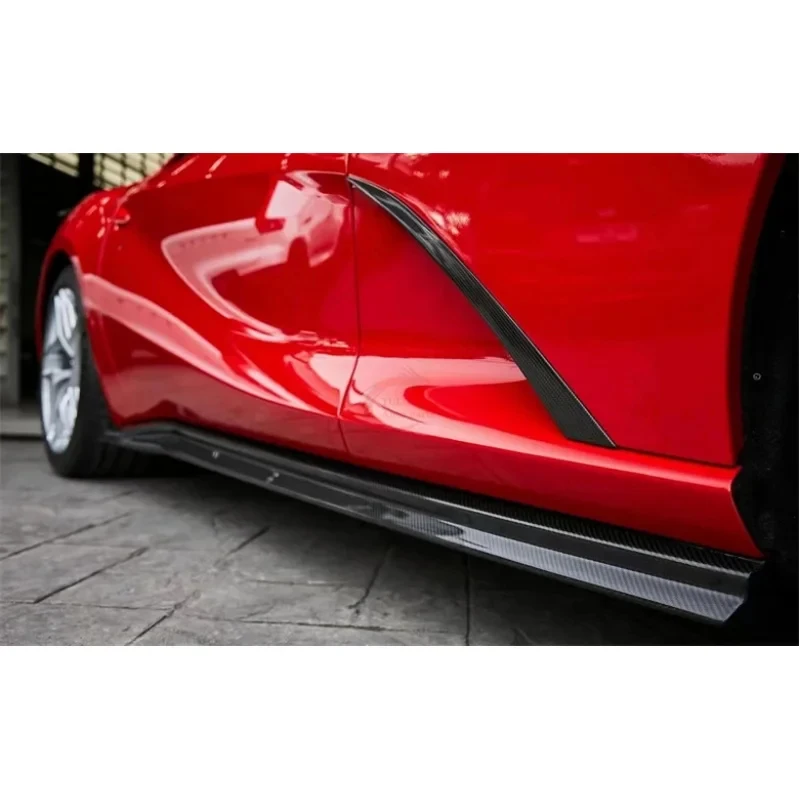 Factory Hot Sale Dry Carbon Fiber Skirt Side Spoiler Body Kit