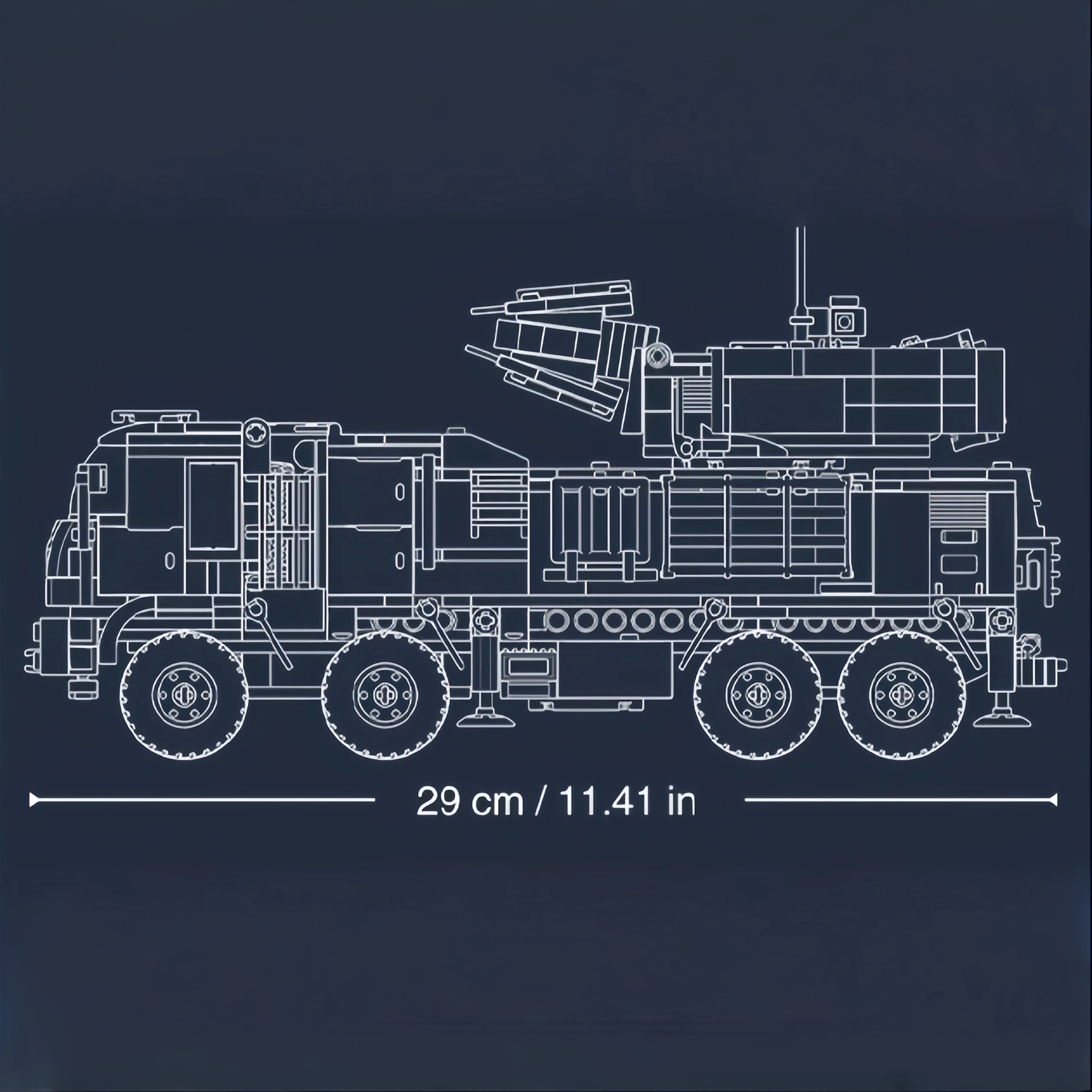 مكعبات بناء نموذجية مدرعة مضادة للطائرات بمقياس 1:35، مناسبة للهدايا وعشاق السيارات والمتجمعين.