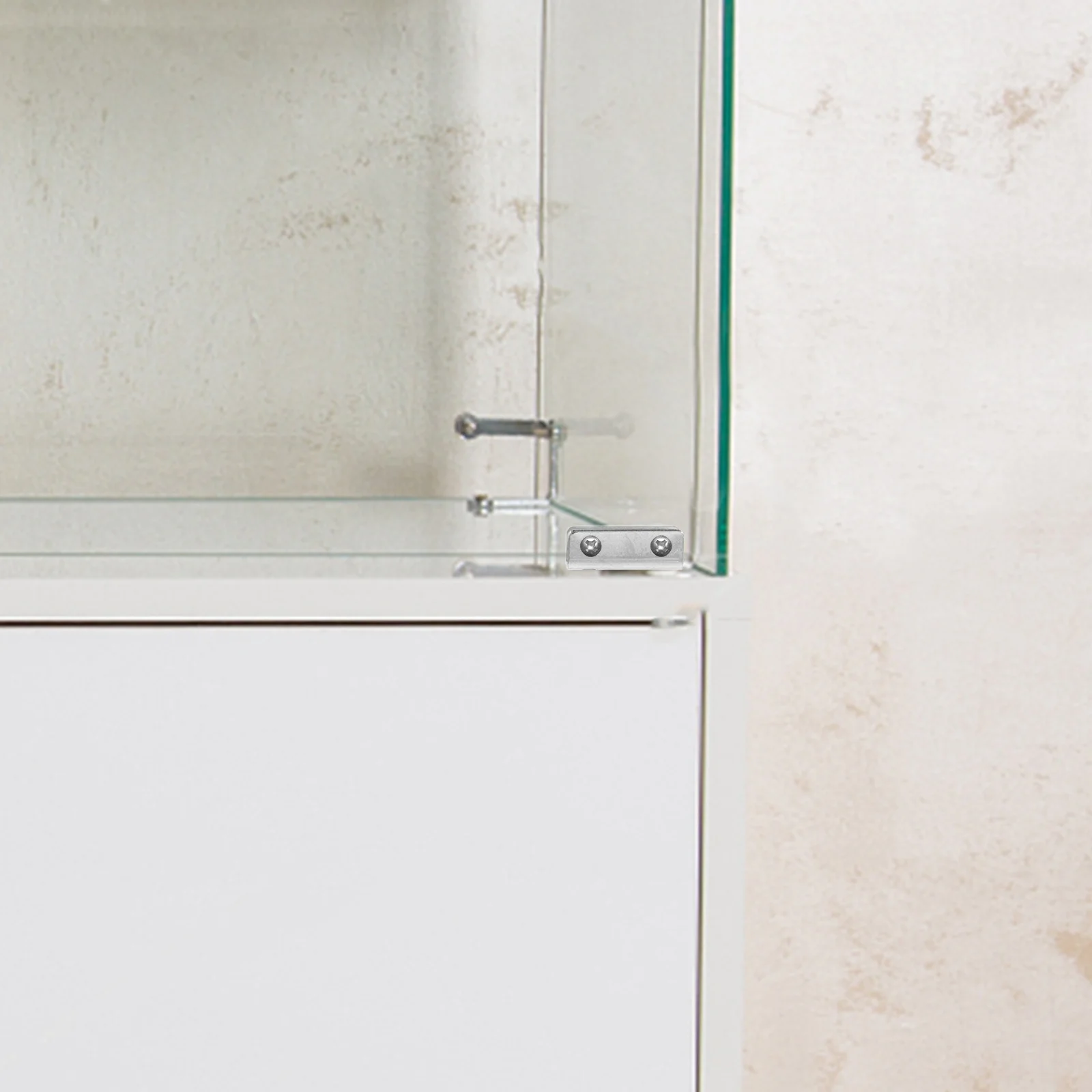 

1 set Glass Door Hinge Heavy Duty Smooth Quiet Closure For Shower Room Bathroom Glass Cabinet Door Repair Hardware Clamp