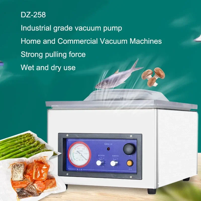 DZ-260C Vacuum Sealer basah dan kering kemasan makanan mesin envasadora al vacio de almentos