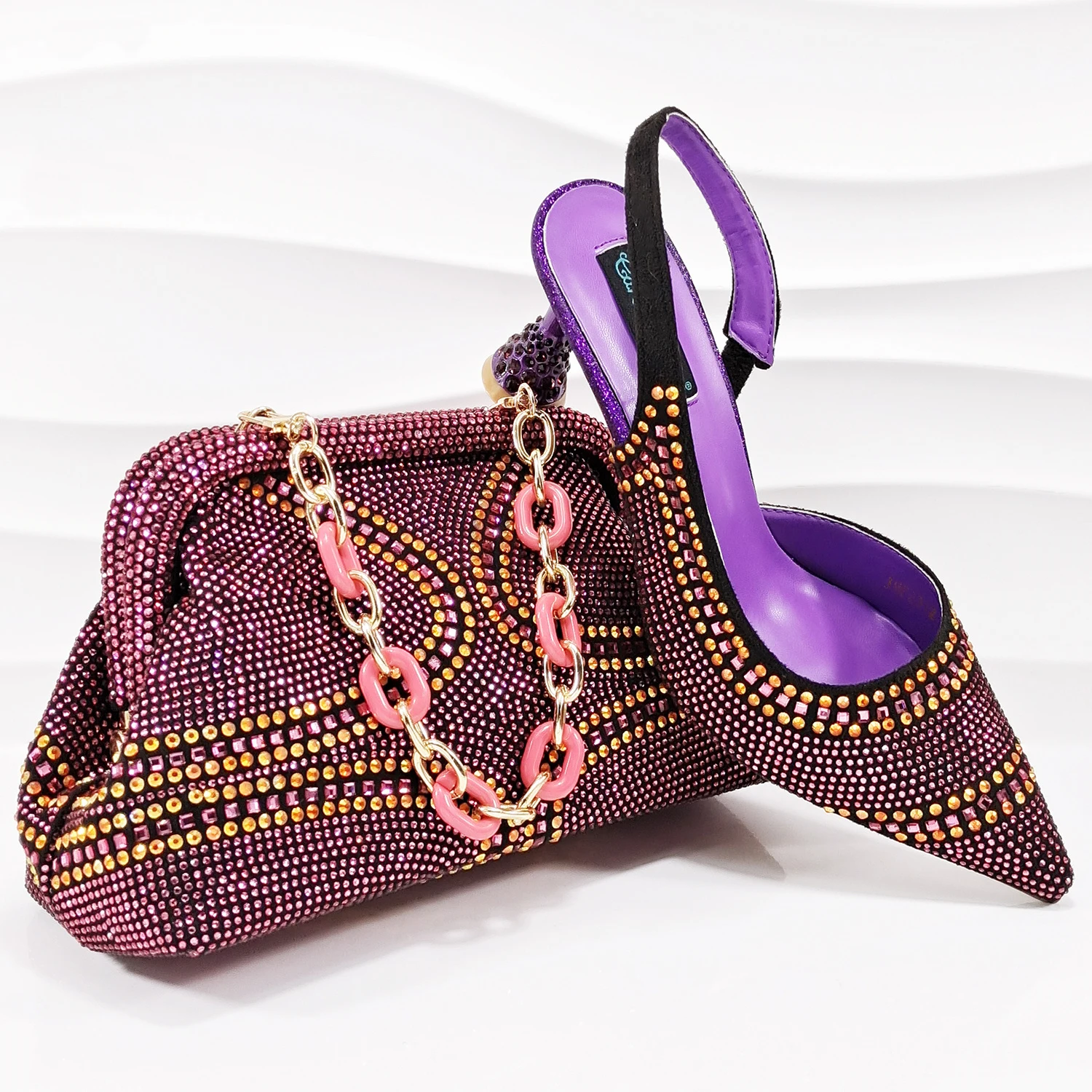 

doershow Lastest Italian Design Fashion Style Ladies Shoes with Matching Bag Set 2024 Nigerian Shoes and Bag Set SAA1-4