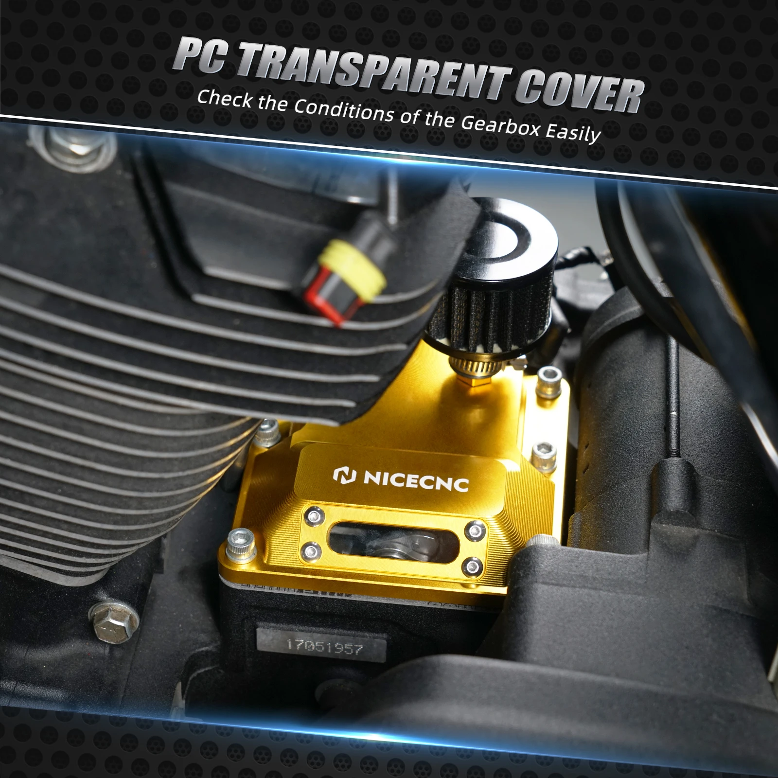 Für M8-Motor Harley Street Glide FLHX / Special Road Glide FLTRX 17-24 belüftete Getriebe obere Abdeckung Fat Bob Fat Boy 114 Softail – Detail 10