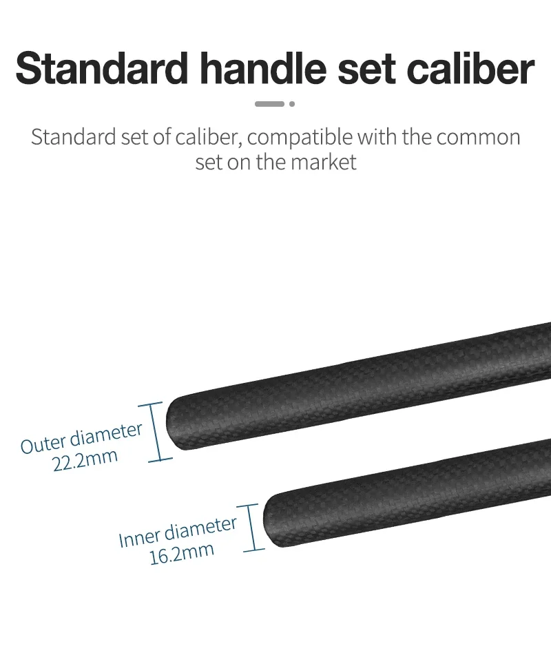 3K Matte Frosted Carbon Fiber Mountainbike MTB Lenker 31,8 mm Durchmesser Benutzerdefinierte Länge Optionen 600 mm bis 740 mm – Detail 11