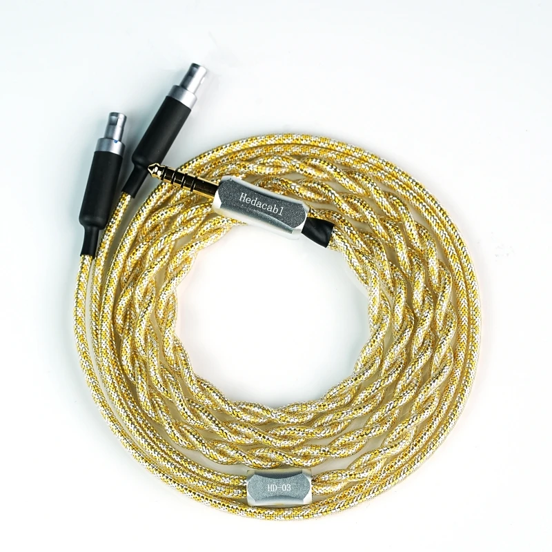 

Hedacabl HD-03 OCC Shielded Upgrade Cable, suitable for Sennheiser HD800, HD800s, HD820, HD820s, Dharma D1000 headphones