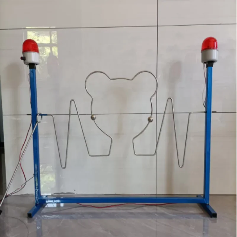 Electric Touch Maze Amusement Game-Metal Construction Hand Speed & Concentration Challenge