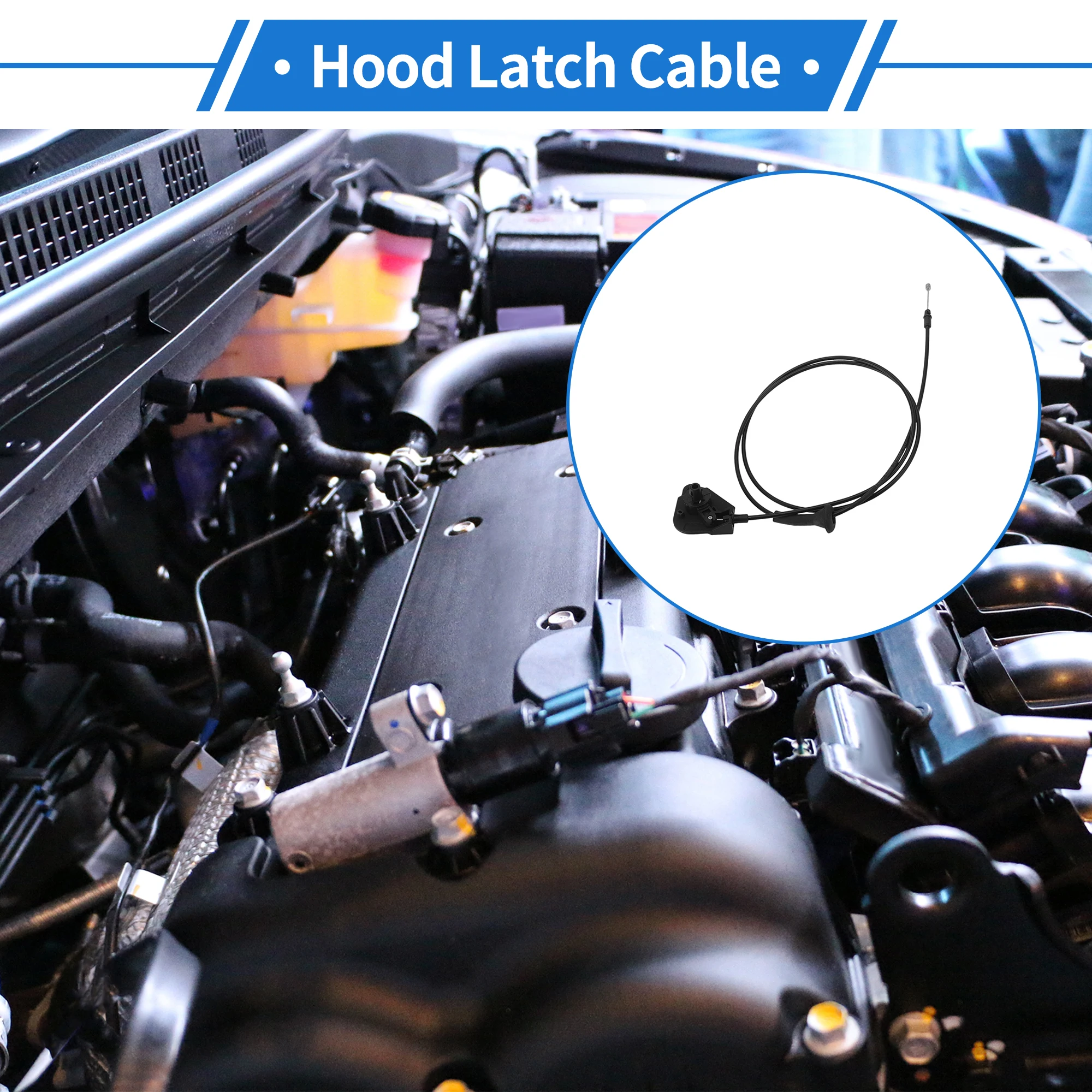 

Трос открывания капота UXCELL No FT4B16B975AC Трос защелки капота для Ford Edge 2015-2024 гг.