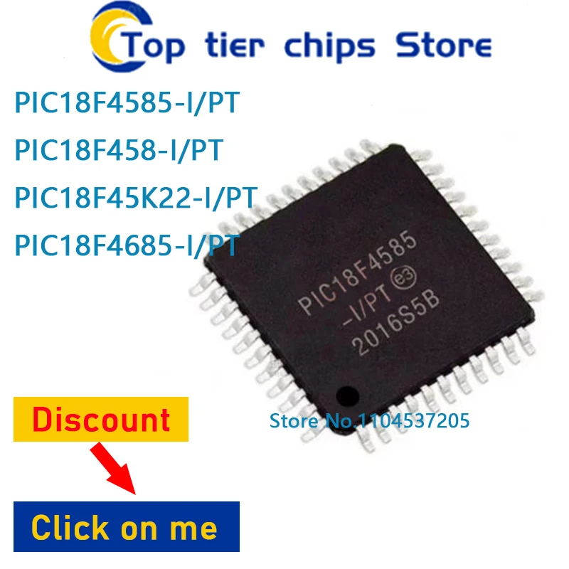 

1-10 шт./лот PIC18F4585-I/PT PIC18F458-I/PT PIC18F45K22-I/PT PIC18F4685-I/PT QFP 100% НОВЫЕ