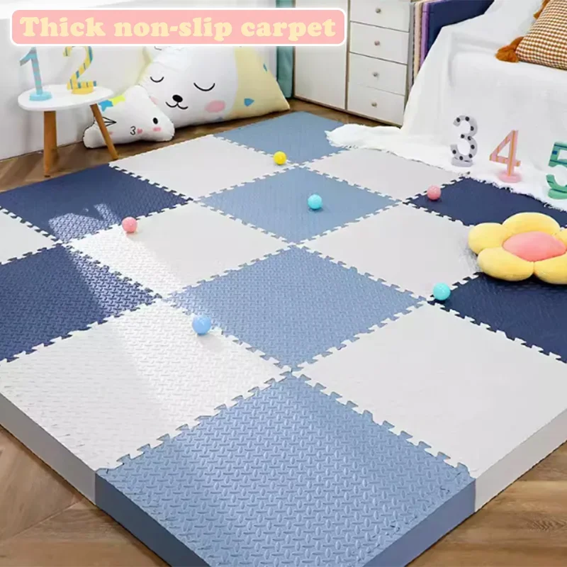 20PCS 30*30*1CM Children\'s Play Carpet Sports and Fitness Anti-slip Mat EVA Foam Puzzle Carpet Bedroom Living Room Decoration