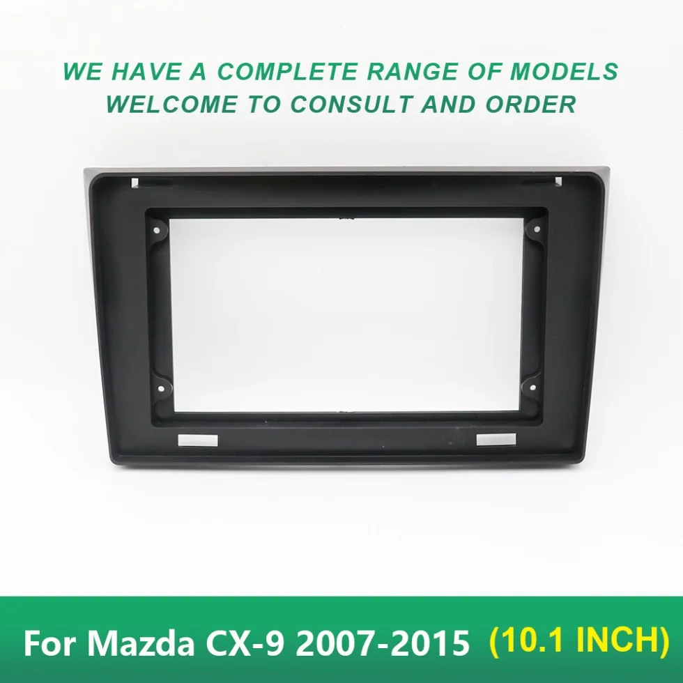 Car Audio 10.1" Big Screen Fascia Frame Adapter For Mazda CX-9 2007-2015 2DIN Dash Fitting Panel Frame Kit