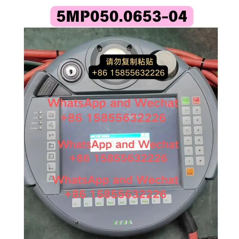 Used OEM disassembled parts 5MP050.0653-04 Teach Pendant Functional test OK Fast Shipping