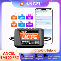 ANCEL BM300 PRO Bluetooth Battery Tester 6V/12V/24V Battery SOH SOC Analyzer Cranking/Charging Test Tools for Car Motorcycle