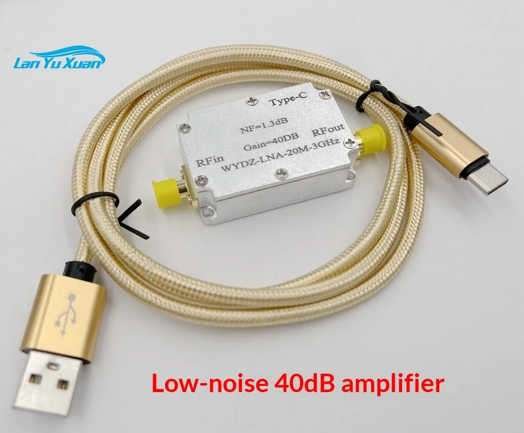 RF Signal Amplifier Low Noise 20 MHz3 GHz Noise Figure 13 DB 40 DB Gain LNA for GPS and BeiDou China