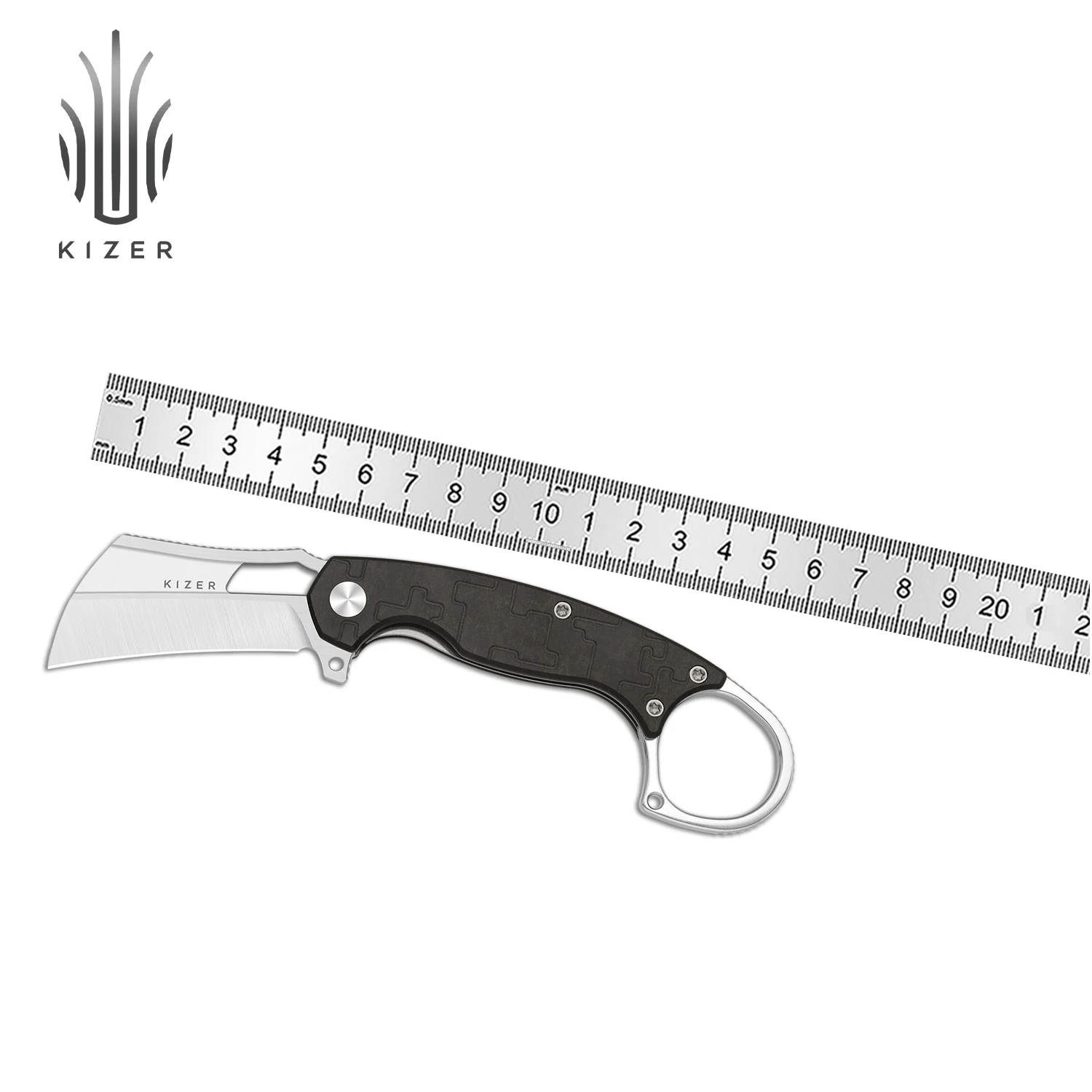 

Kizer Pocket Folding Knife Dodo V2702A1/V2702A2/V2702A3 Nitro-V Blade With Richlite/PC/G10 Handle Survival EDC Tactical Knives