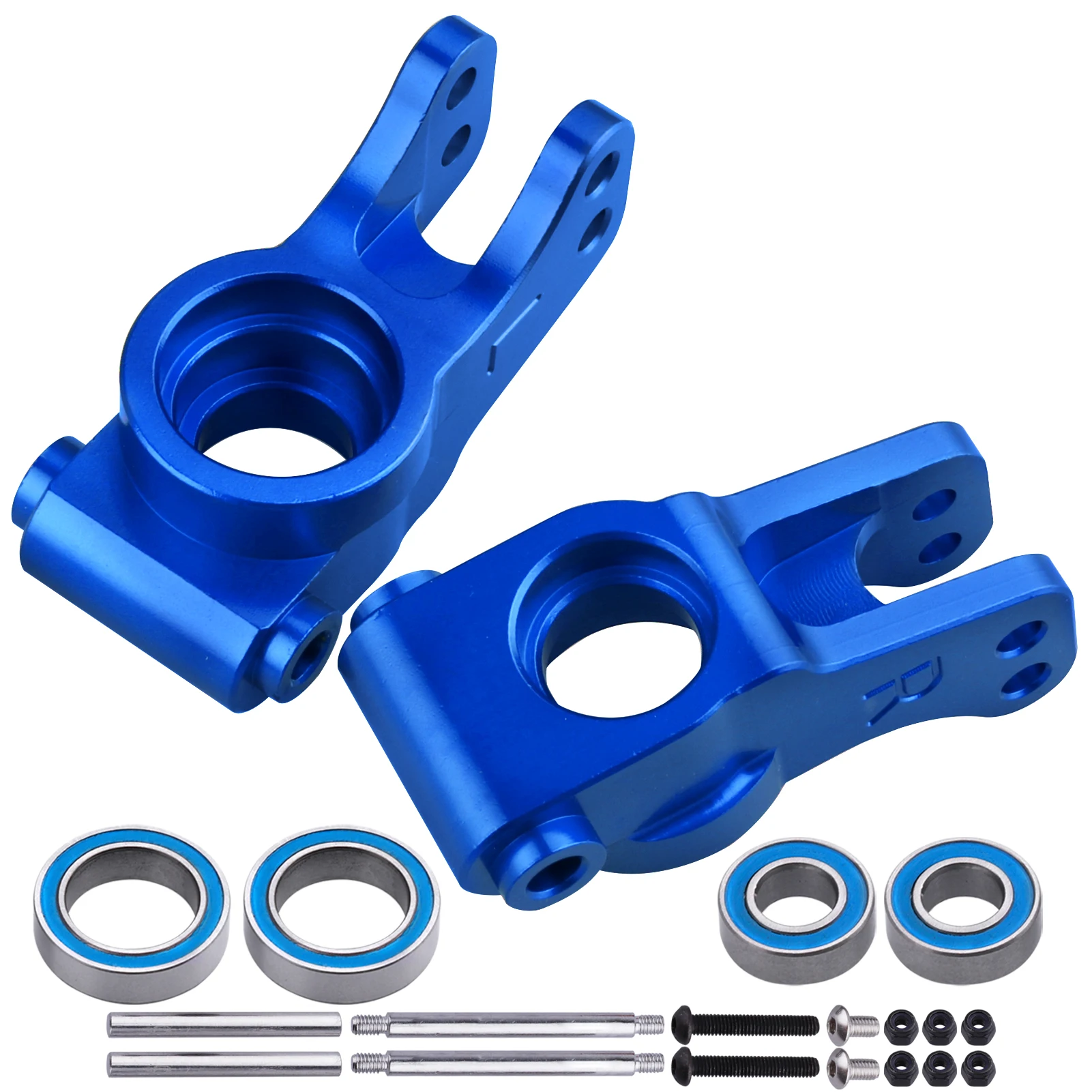 

Комплект алюминиевой задней ступицы HobbyPark для 1/10 Losi Tenacity, совместимый с деталями обновления TT Pro 4WD SCT DB Pro Lasernut U4 (синий)
