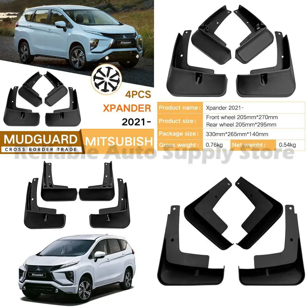 

For Mitsubishi Xpander 2021 Mud Flaps Front and Rear Car Accessories High Quality Durable OEM Replacement Auto Parts Factory Who