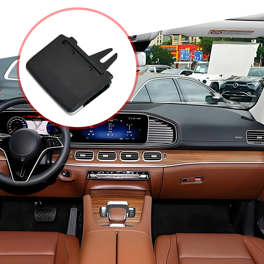 Clip per linguetta per griglia di sfiato AC per auto OEM 1668300054/1668300154/1668300554 Clip per cursore uscita aria compatibili con Mercedes Benz W166 W292