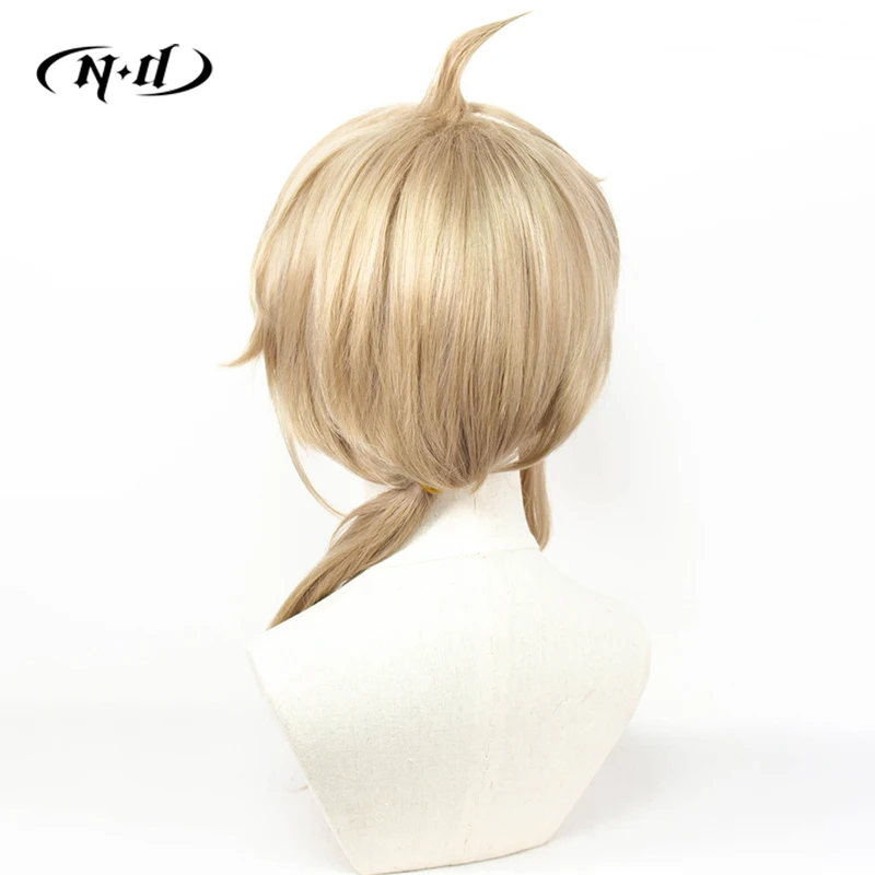 Parrucche Cosplay ND Kanae Parrucchino VTuber Cosplay Parrucche lunghe per capelli corti per Comic Con Coser Costume Festa a tema Resistente al calore