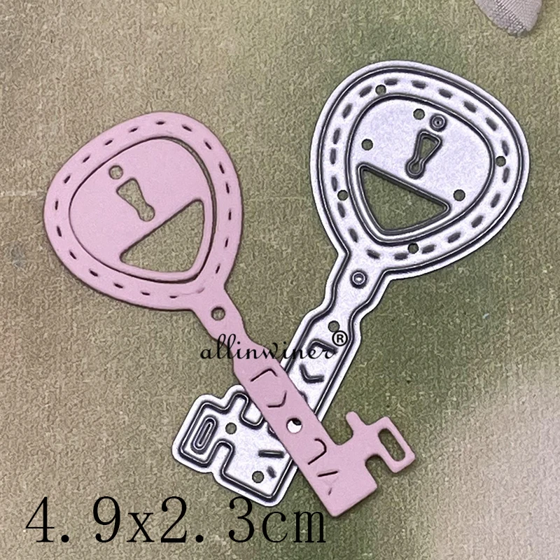 New Clock Key Stamp Frame DIY Craft Metal Cutting Die Scrapbook Embossed Paper Card Album Craft Template Stencil Dies