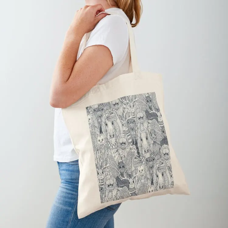 

cryptid crowd indigo pearl Tote Bag Women's shopping bag bag for beach shopper bags luxury women