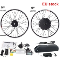 EBike Conversion Wheel Kit 20 26inch 27.5 29 700C 36V 250W 48V 1000W 1500W Front Rear Wheel Motor kit with Battery And Charger