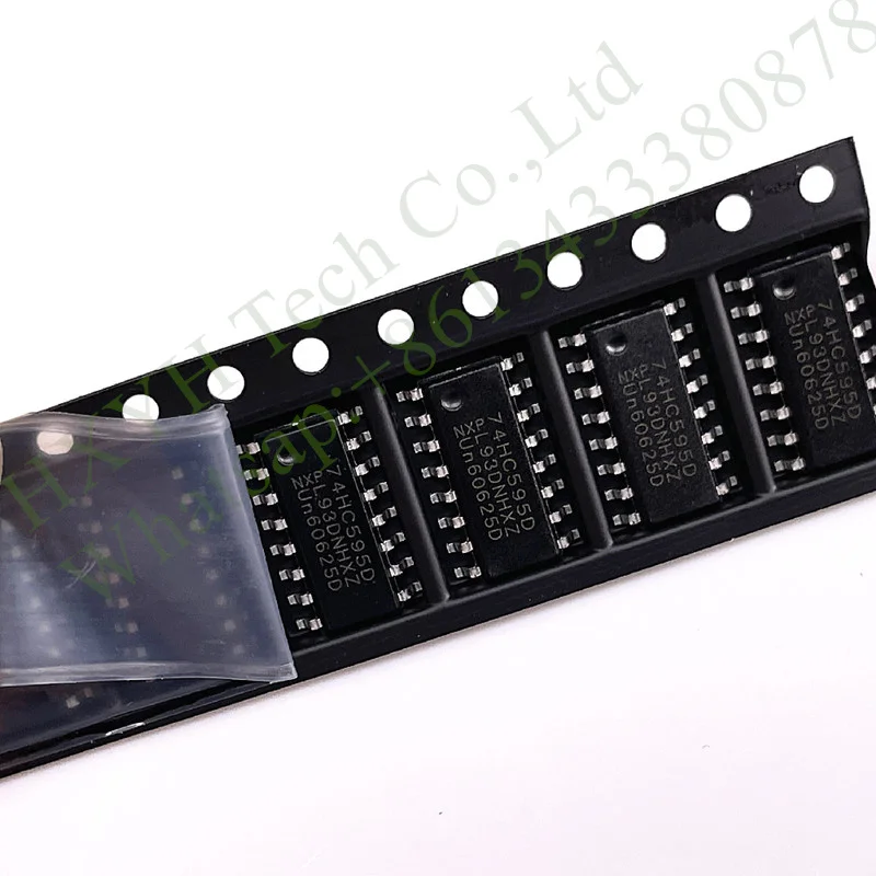 (10pcs/Bag) 74HC595D, 118 74HC595D SOP-16 8-bit serial or parallel output shift register chip