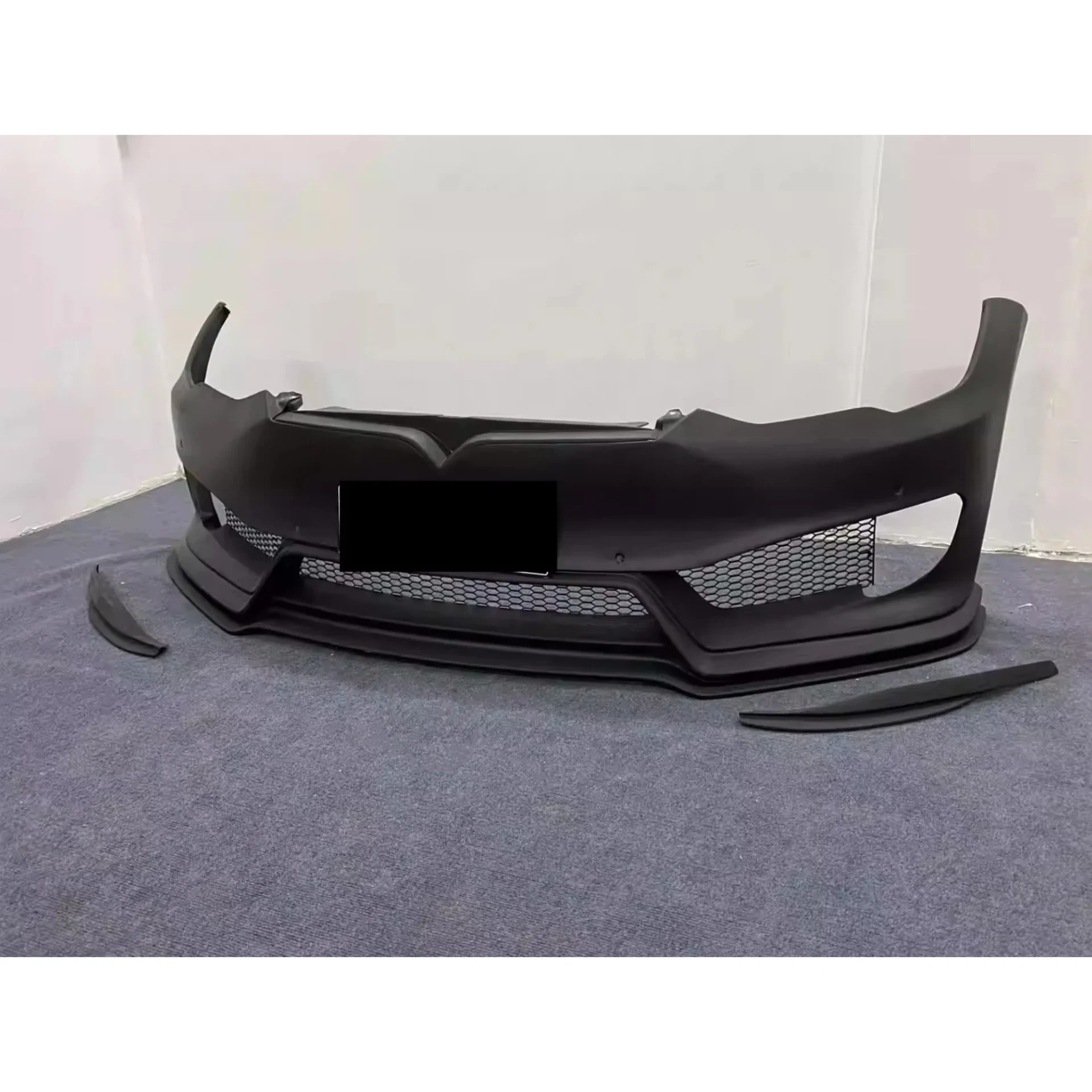 26style Resin Front Bumper Grille For Tesla Model S 2014-2023 Convert PD Style Surround Auto Accessories