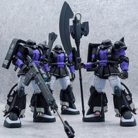 ZAKU Black Tri-Stars HG 1/144 GTO Mark Rabbit Mk-II Assemble Model Kit Mecha Toys Decorate Children'S Gifts Collectible