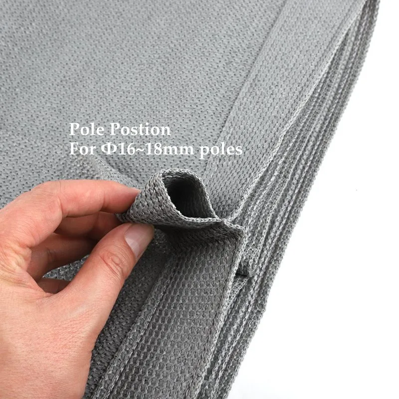 180GSM 95% Anti-UV HDPE Fabric Retractable Wave Sun Shade Net Garden Pergola Swimming Pool Shading Sails Sliding Canopy