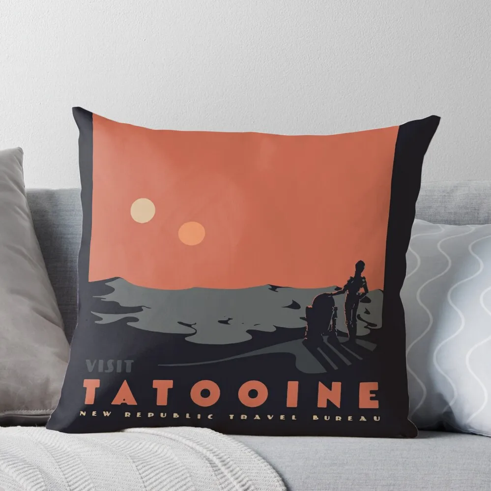 

Visit Tatooine Throw Pillow Cushion Child Luxury Living Room Decorative Cushions Pillow Cases