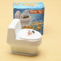 1PC-Novel and funny puppy spray prank toy mini joke toy sprinkler toilet spray gun simulation toilet toy