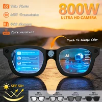2026 gafas inteligentes HD foto vídeo OpenAI registro traducción lentes fotocromáticos táctiles Bluetooth llamada música gafas multifunción