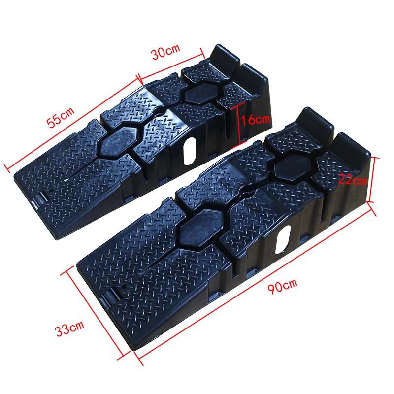 1 para czarny 2500kg ciężkie rampy samochodowe 900 Mm długa antypoślizgowa rampa robocza wymiana oleju samochodowego naprawa konserwacja kurtka