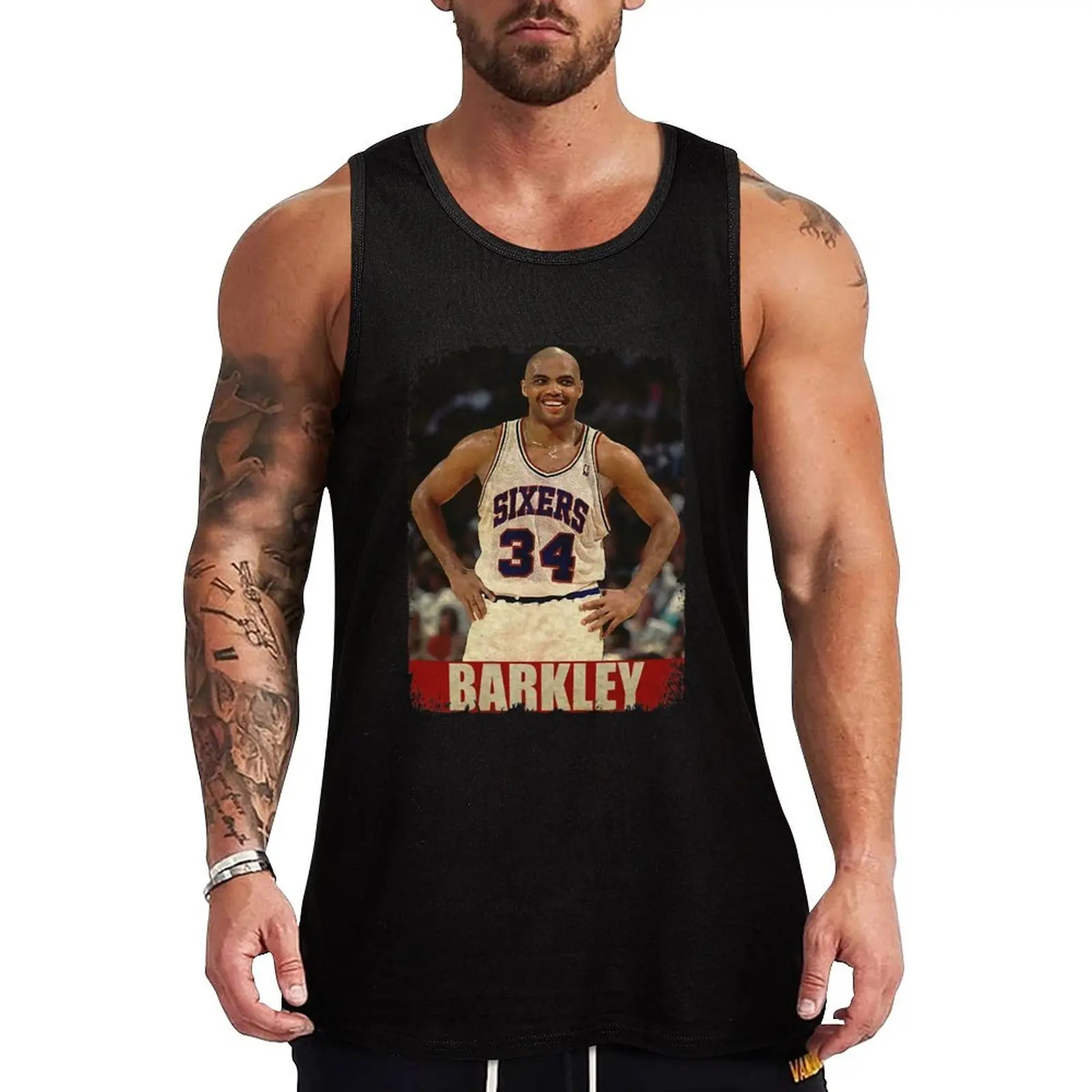 

Майка Charles Barkley - RETRO STYLE 1, прочная рабочая майка без рукавов, износостойкая одежда