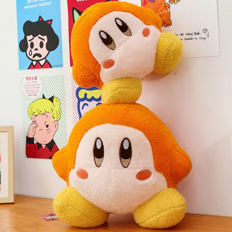 

Anime kawaii New Kirby Stuffed Doll Cute Cartoon Plush Toy Doll for Kids Birthday Xmas Gift Adorable Room Decoration