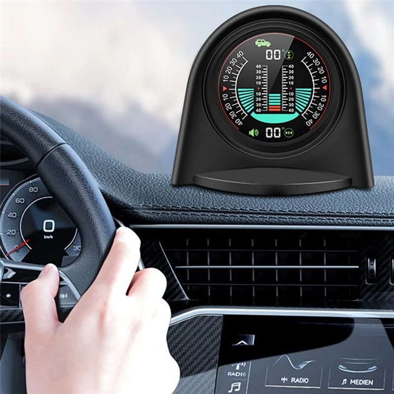 X94 Car HUD Digital Inclinometer Clinometer 4X4GPS Off-Road Auto Pitch Roll Angle Smart Head Up Display Slope Meter