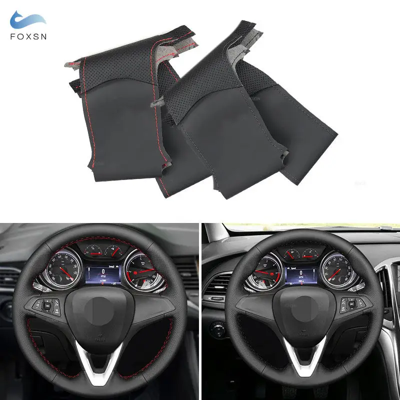 

Perforated Leather Steering Wheel Cover For Opel Vauxhall Holden Astra K Corsa E Crossland X Insignia CT Karl Zafira C 2016-2019