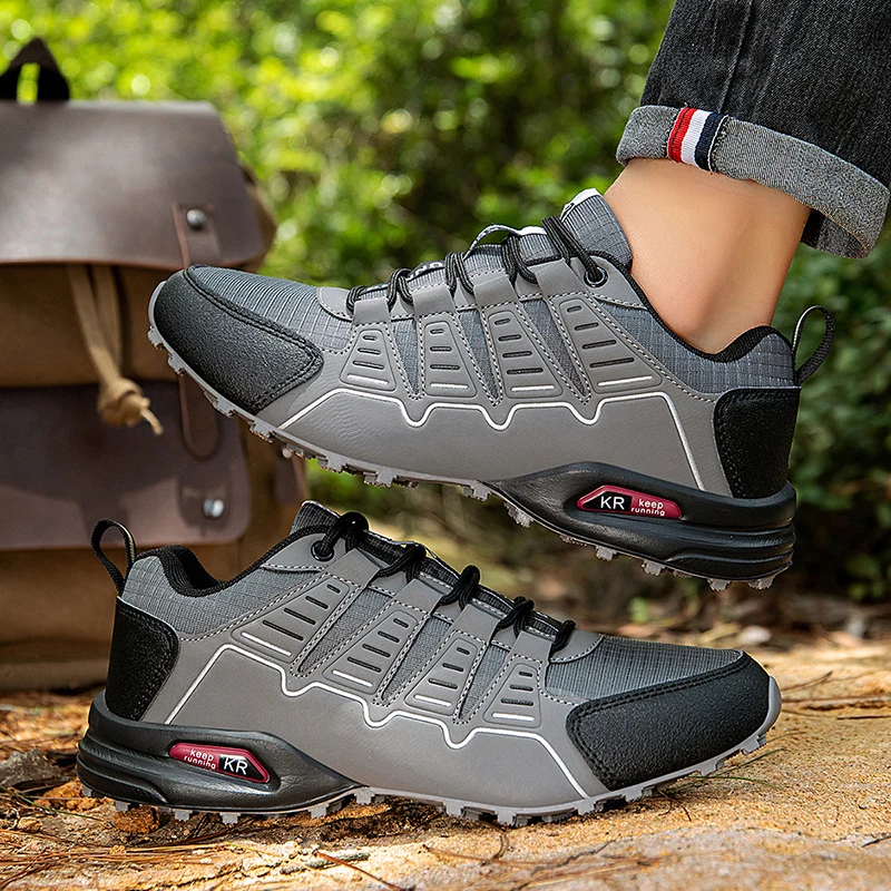 Lockless Fahrradschuhe für Herren, rutschfeste Outdoor-Mountain-Cross-Country-Wanderschuhe, atmungsaktive Sportschuhe, Rennradschuhe – Detail 6