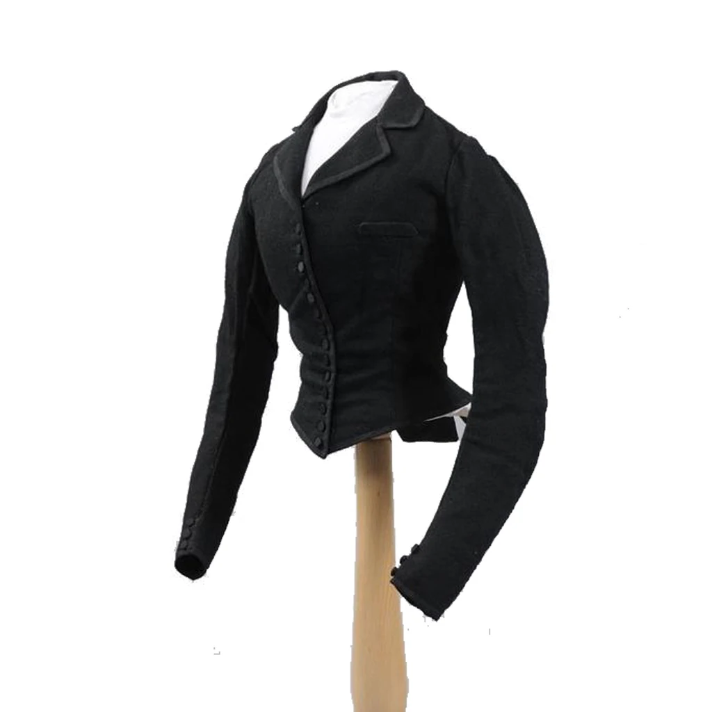

Women Vintage Medieval Steampunk black jacket Long-sleeved jane austen retro Jacket Halloween women Gothic Outwear custom made