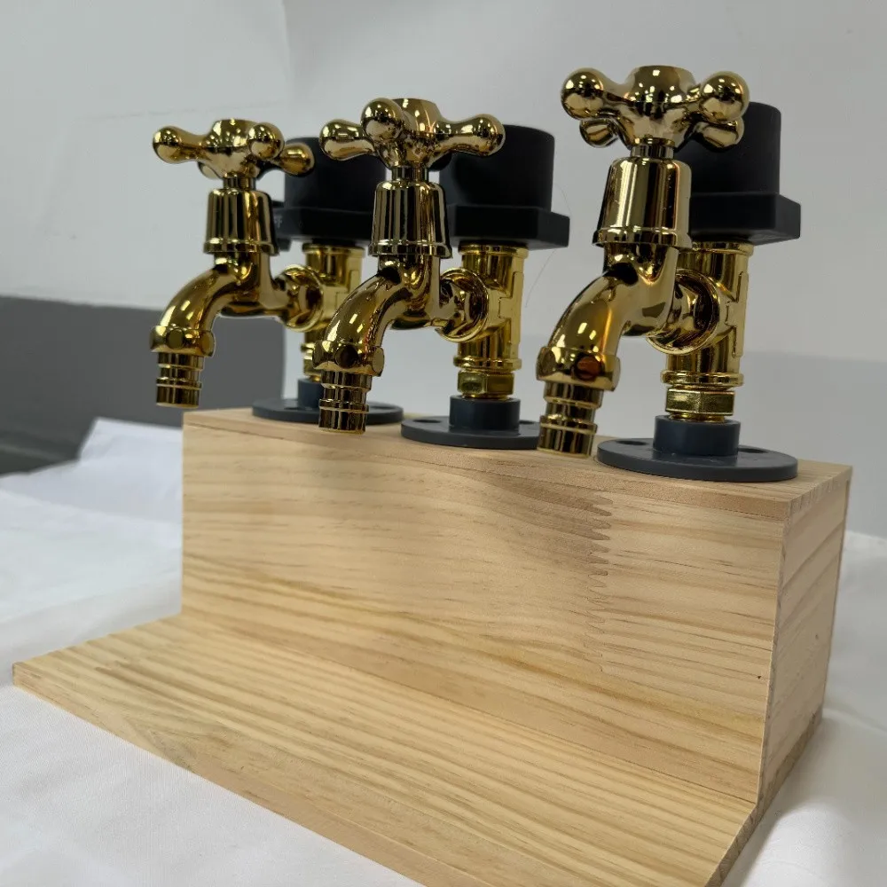 

Деревянная подставка для напитков с тремя кранами для сока, вина, коктейлей, декор для домашнего бара, для развлечения гостей