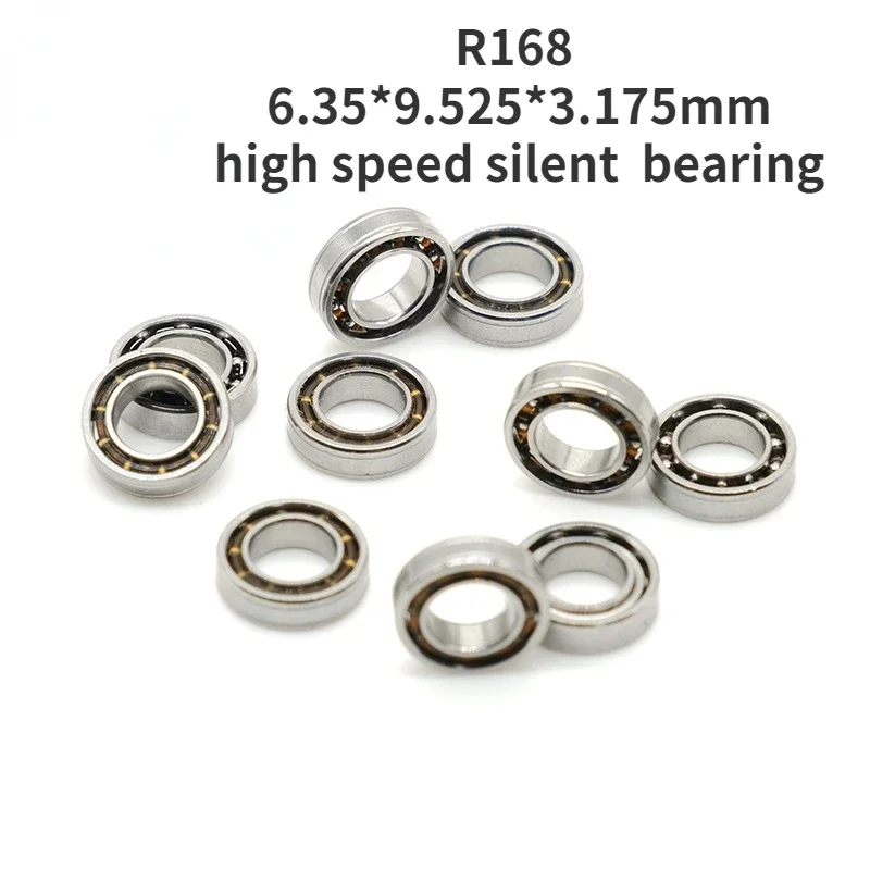 R168 Open ball bearing 6.35*9.525*3.175mm high speed silent micro bearing