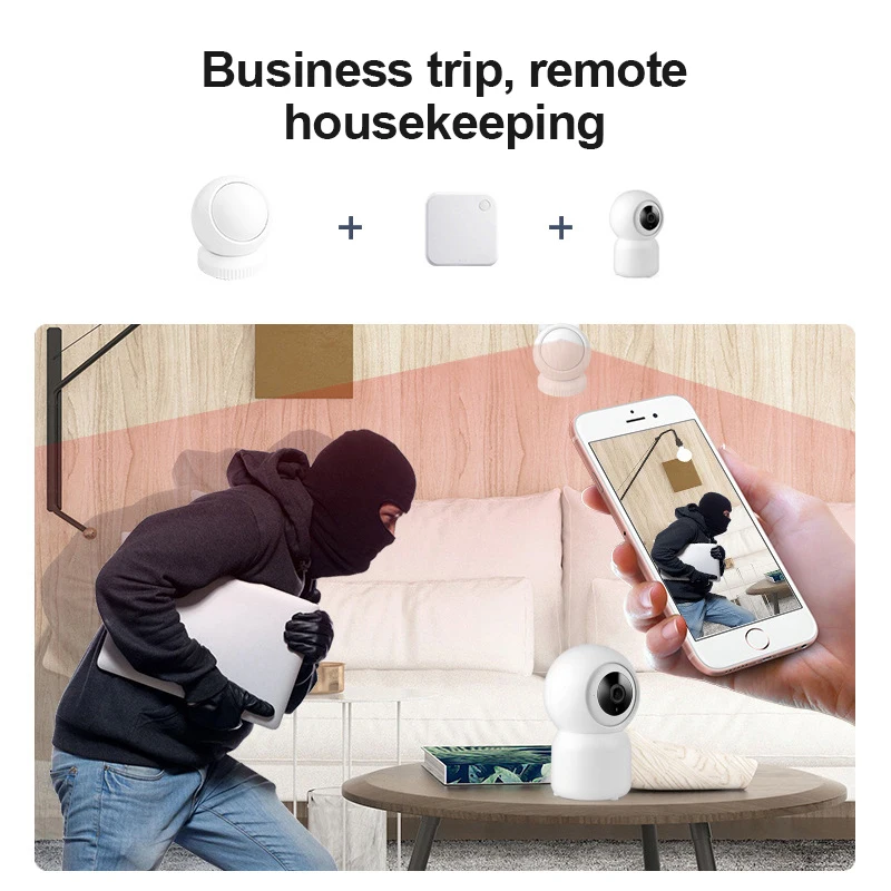 Imagem -02 - Tuya Zigbee Smart Pir Motion Detection Sensor Alarme Anti-roubo de Segurança Smart Life App Control Trabalhar com o Zigbee Gateway