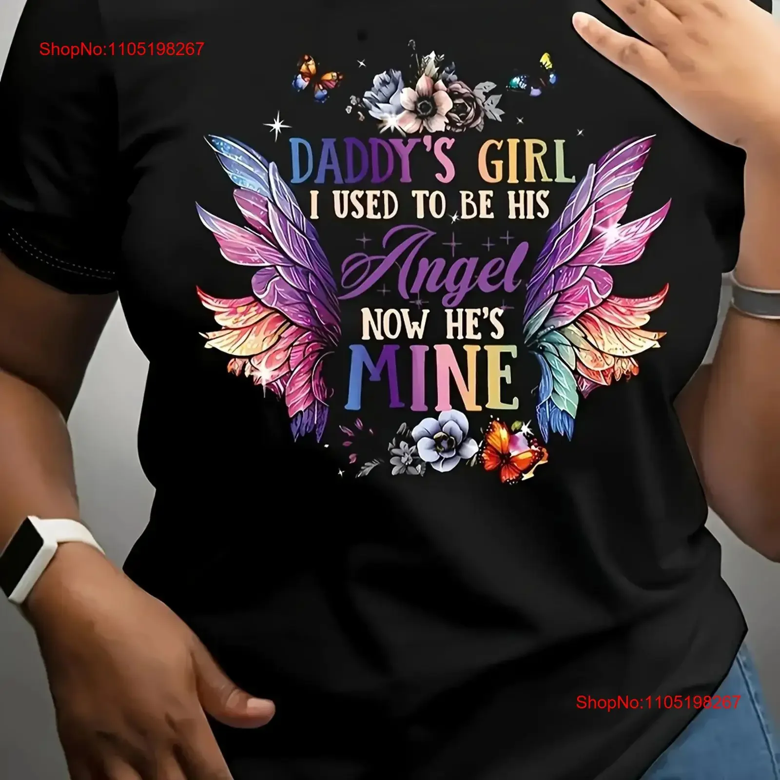 المرأة حجم كبير عادية طاقم الرقبة الأعلى الأب فتاة طباعة تي شيرت خمر غسلها أوم الشارع الشهير للجنسين تنوعا #1