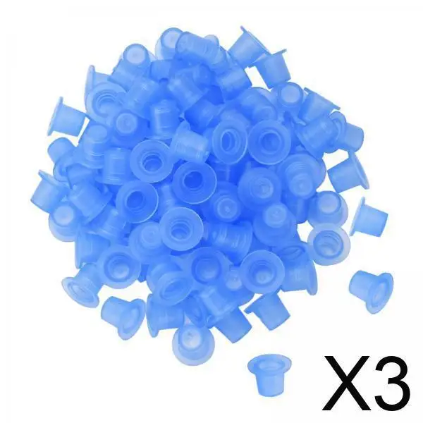 

3x100Pcs Silicone Ink Cups Multipurpose Pigment Ink Caps for Ink S