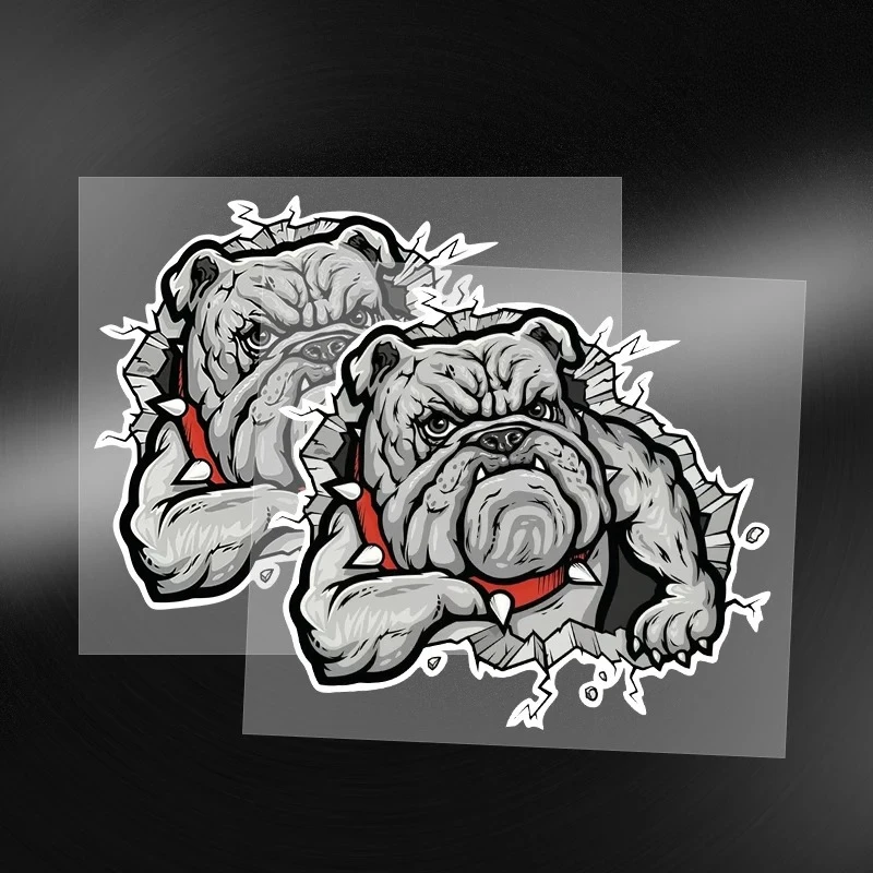 3D Stereo Animal Car Sticker Creative Cat Dog  Windows Sticker Cute Car Decals Car Ornament