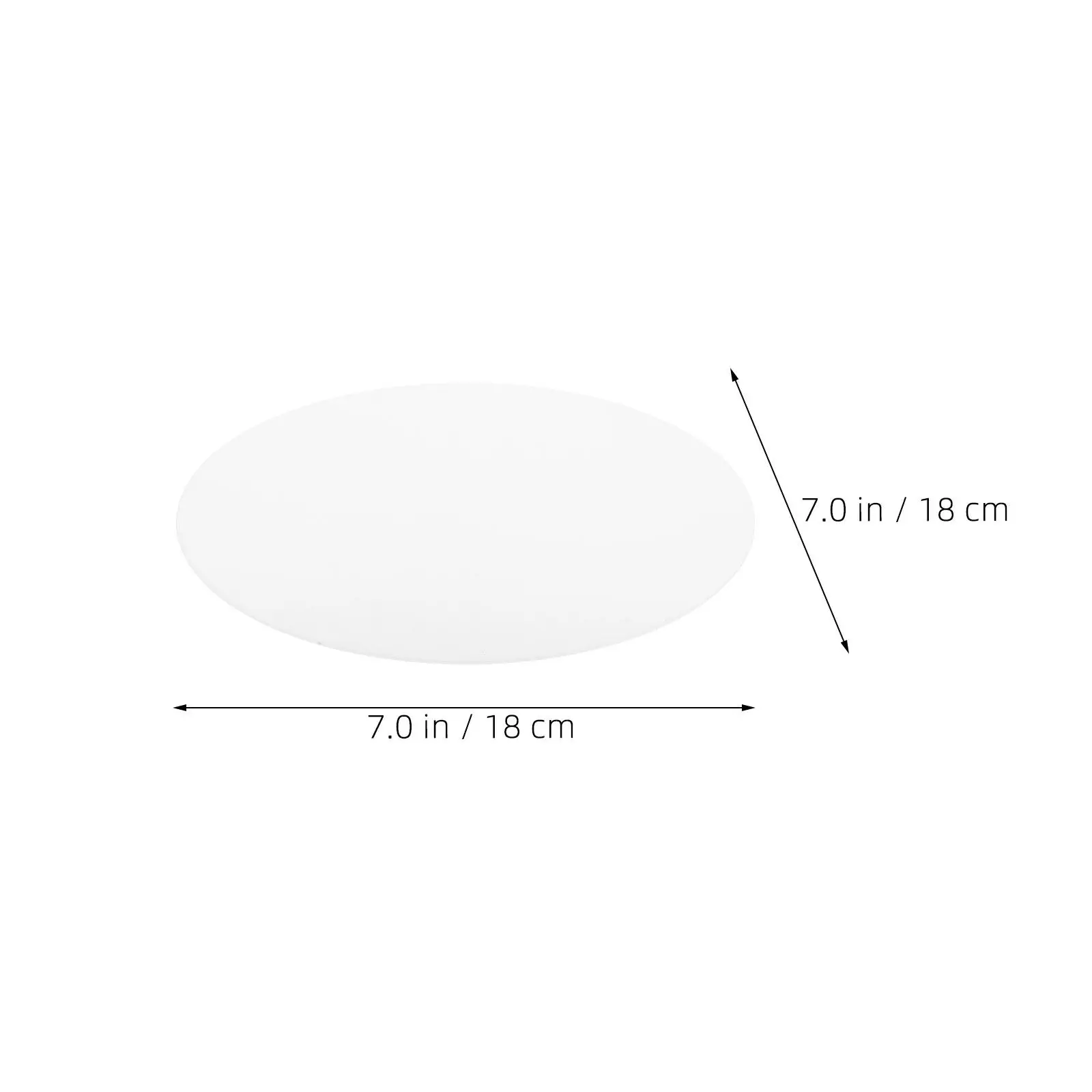 4Pcs 18Cm Round Acrylic Lamp Shade Panel Enhances Illumination Reduces Eye Strain Fits Most Ceiling Lights Modern Frosted Light