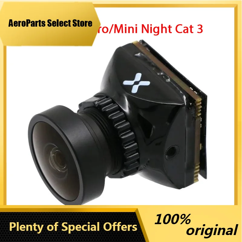 AeroPartsFoxeer Micro/Mini Night Cat 3 1200TVL 0.00001lux IR Sensitive Night Vision Camera for Drone RC FPV Racing Plastic 850nm