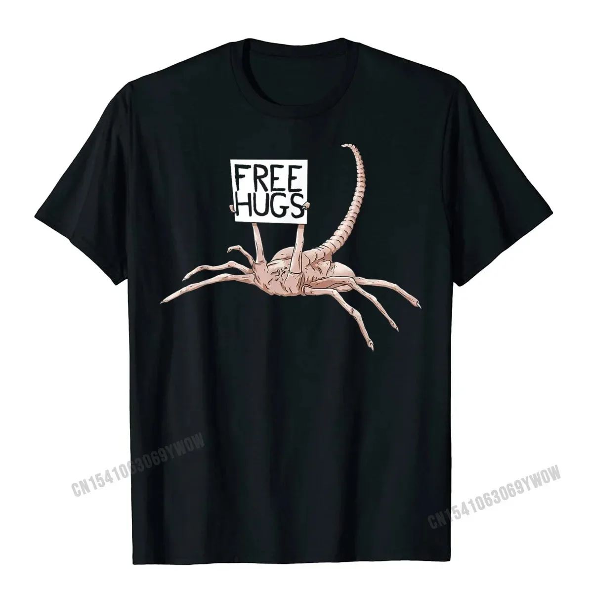 العناق الحرة مضحك Facehugger الأجانب تي شيرت Harajuku القطن تي شيرت مريح الهيب هوب تصميم أفضل النساء تي شيرت #1