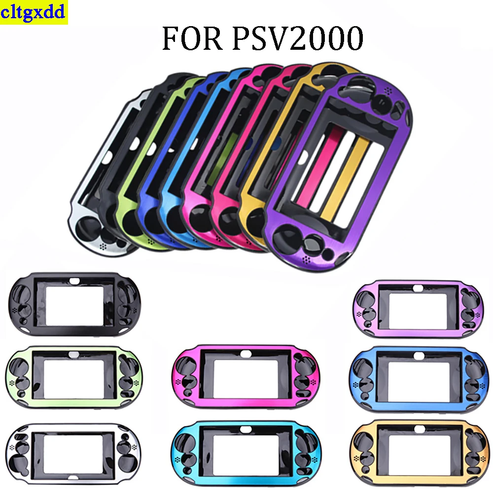 Cltgxdd 1 piece PSV1000/PSV2000 controller plastic aluminum metal hard shell cover PSV PS Vita 1000 2000 skin protection case